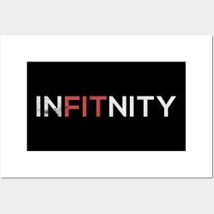 Infinity Infitnity Motivation Inspiration Fitness Posters and Art